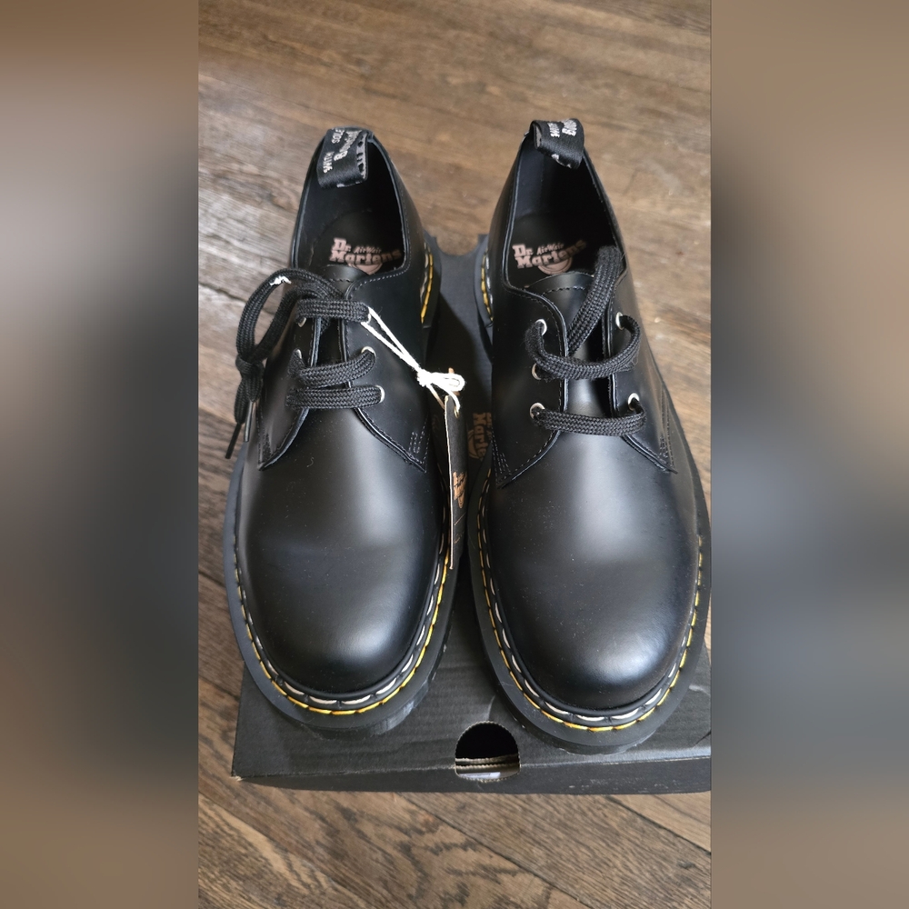 Dr. Martens 1461 Bex Rick Owens Black Leather Oxford Shoes